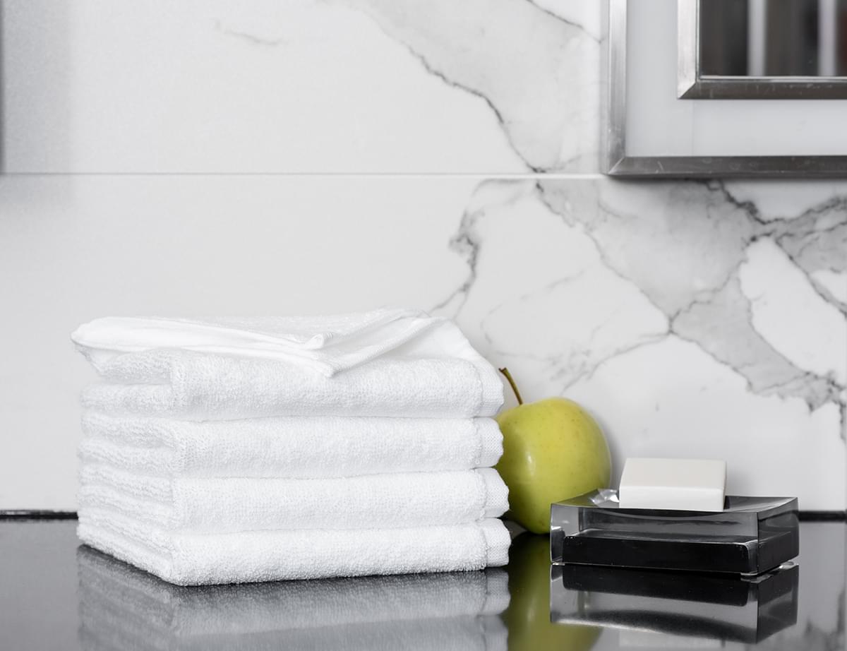 Angle Washcloth  Bring Home Exclusive Robes, Towels, and More from W Hotels