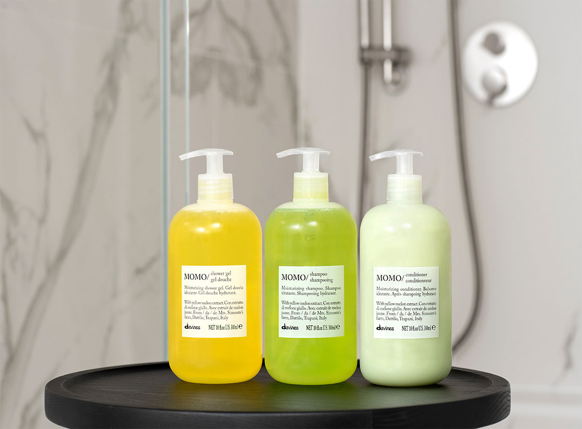 MOMO Shower Set by Davines  Shop Luxury Hotel Amenities, Rich Skin and  Hair Products, and Hotel Bedding at W Hotels the Store