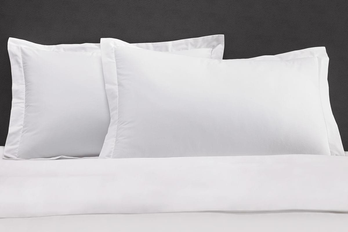 Solid White Pillow Shams  Buy Luxury Cotton Sheets, Bedding
